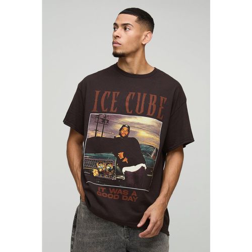 T-shirt oversize imprimé Ice Cube - S - Boohooman - Modalova