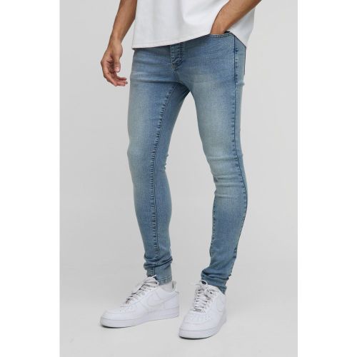 Jean super skinny délavé - 30R - Boohooman - Modalova