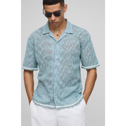 Chemise oversize ouverte - S - Boohooman - Modalova