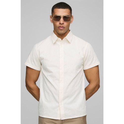 Chemise oversize à broderie - S - Boohooman - Modalova
