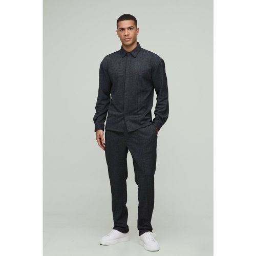 Ensemble avec Surchemise et pantalon fuselé - S - Boohooman - Modalova