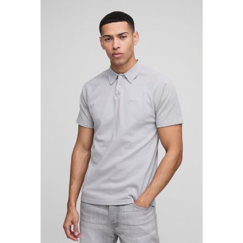 Polo cintré à surpiqûres - MAN - S - Boohooman - Modalova