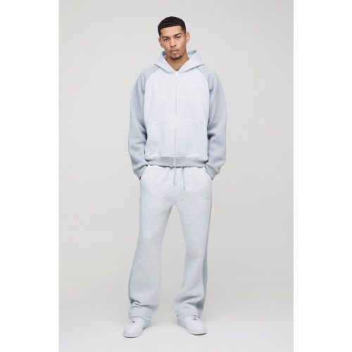 Survêtement oversize color block - MAN - S - Boohooman - Modalova