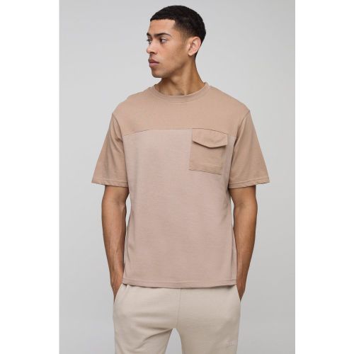 T-shirt color block - MAN - S - Boohooman - Modalova