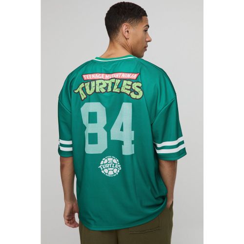 T-shirt oversize en mesh à imprimé Tortues Ninja - M - Boohooman - Modalova