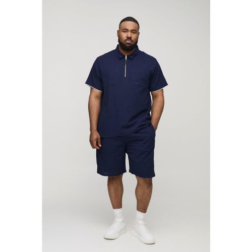 Grande taille - Ensemble avec polo et short - XXXL - Boohooman - Modalova