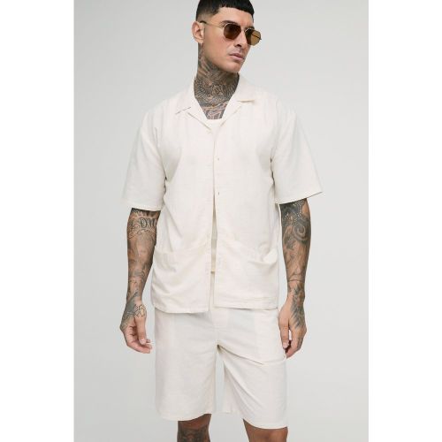 Tall - Ensemble oversize à poches avec short - S - Boohooman - Modalova