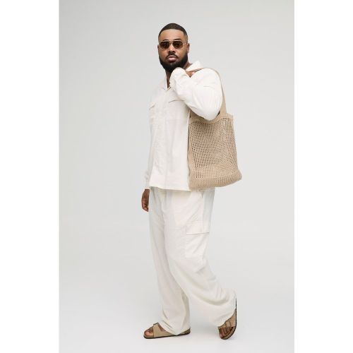 Grande taille - Ensemble avec chemise cargo et pantalon - XXXL - Boohooman - Modalova