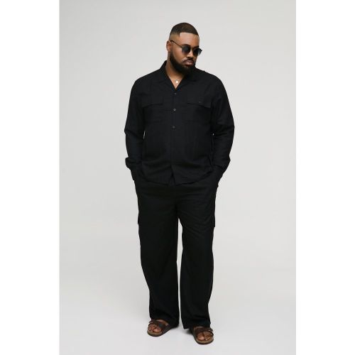 Grande taille - Ensemble avec chemise cargo et pantalon - XXXL - Boohooman - Modalova