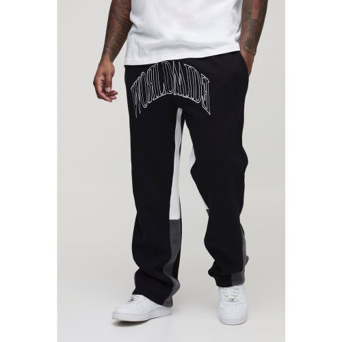 Grande taille - Jogging à coutures contrastantes - XXXL - Boohooman - Modalova