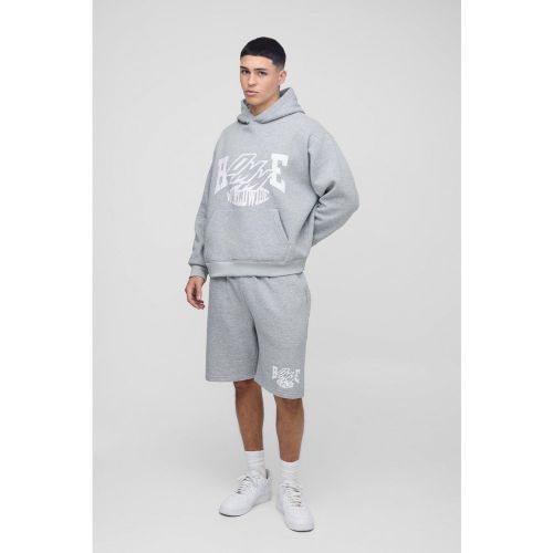 Survêtement oversize avec short - S - Boohooman - Modalova