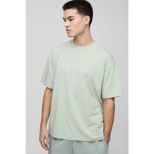 T-shirt basique oversize à col ras-du-cou - S - Boohooman - Modalova