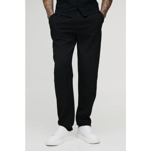 Tall - Pantalon fuselé plissé - 2XL - Boohooman - Modalova