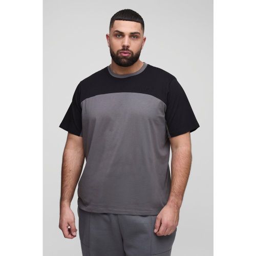 Grande taille - T-shirt color block - MAN - XXXL - Boohooman - Modalova
