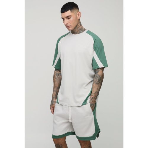Tall - Ensemble oversize color block - MAN - S - Boohooman - Modalova