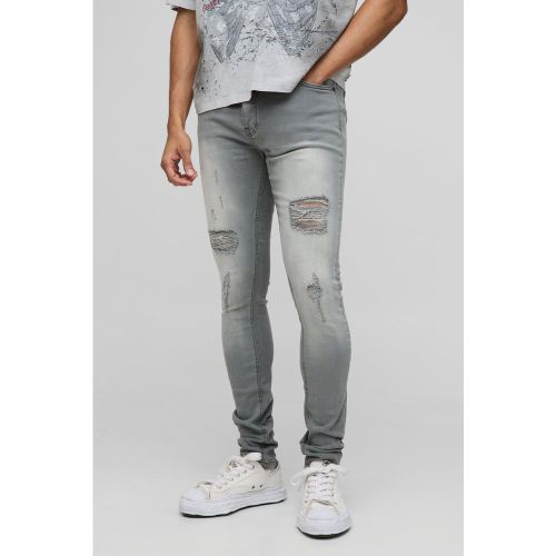 Jean skinny stretch à volants - 28R - Boohooman - Modalova
