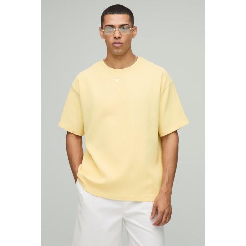 T-shirt oversize plissé - S - Boohooman - Modalova