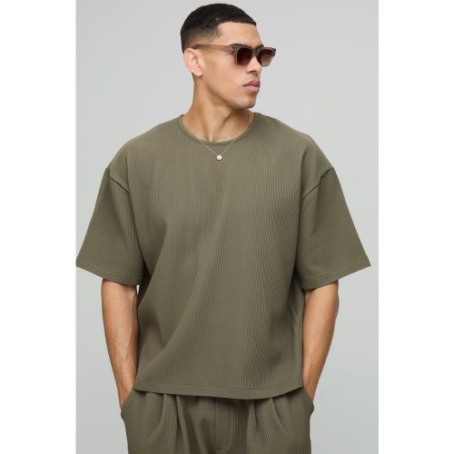T-shirt oversize plissé - S - Boohooman - Modalova