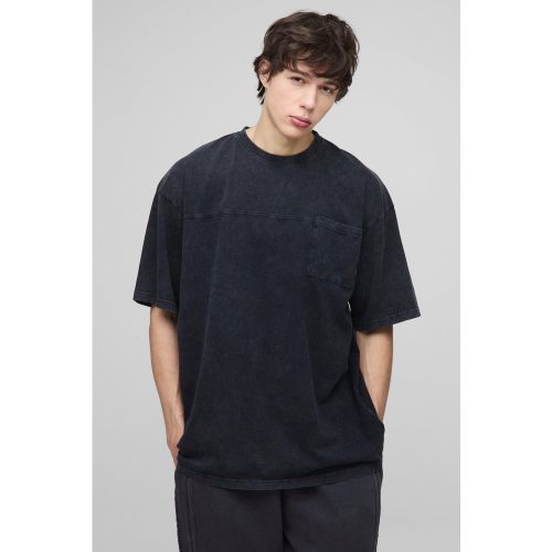 Tall - T-shirt oversize délavé - S - Boohooman - Modalova