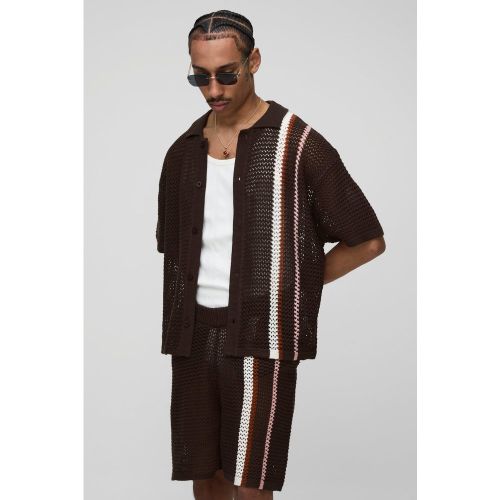 Ensemble color block en maille - S - Boohooman - Modalova