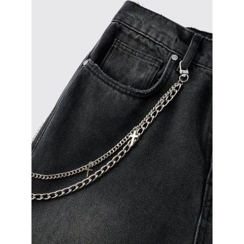 Chaîne de jean à pendentif croix - S/M - Boohooman - Modalova