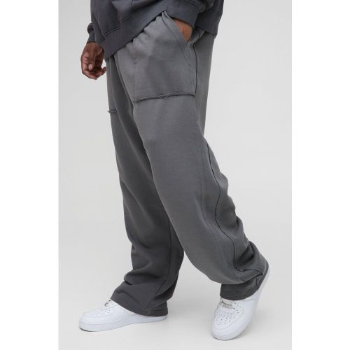 Grande taille - Jogging oversize à bords bruts - XXXL - Boohooman - Modalova