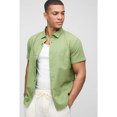Chemise en tissu crêpe - S - Boohooman - Modalova