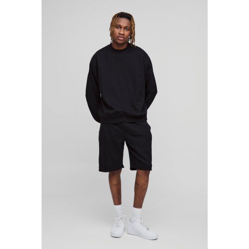 Tall - Ensemble oversize avec sweat et short - 2XL - Boohooman - Modalova