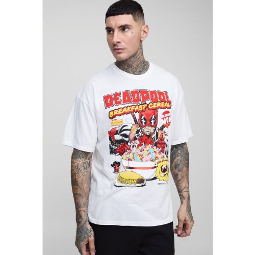 Tall - T-shirt oversize imprimé à imprimé Deadpool - S - Boohooman - Modalova