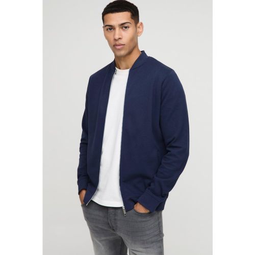 Bomber droit à surpiqûres homme - S - Boohooman - Modalova