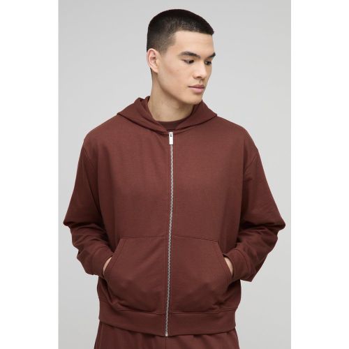 Sweat à capuche oversize basique homme - S - Boohooman - Modalova