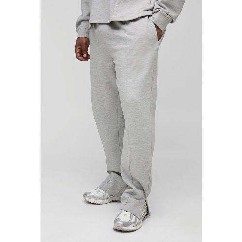 Grande taille - Jogging brodé fendu - 2XL - Boohooman - Modalova