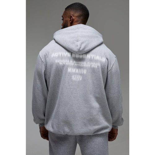 Sweat à capuche oversize à slogan - MAN Active - S - Boohooman - Modalova