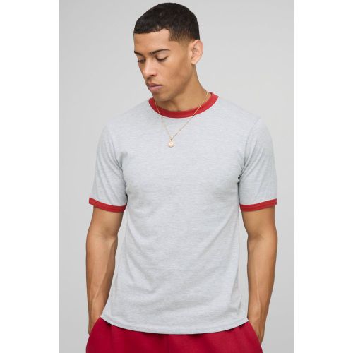 T-shirt à col ras-du-cou - S - Boohooman - Modalova