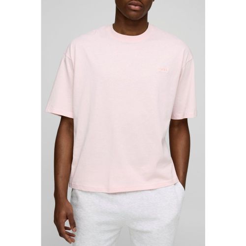 T-shirt oversize à col ras-du-cou - MAN - S - Boohooman - Modalova
