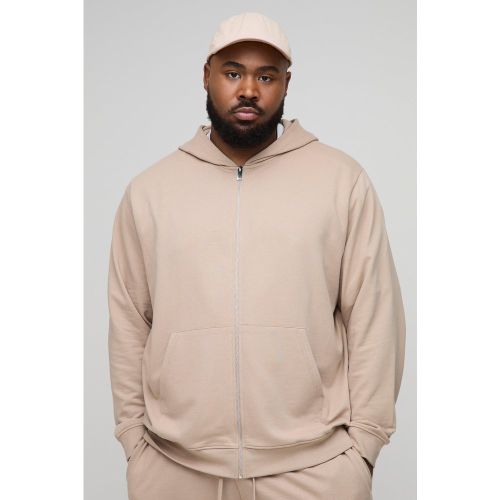 Grande taille - Sweat à capuche droit basique homme - 2XL - Boohooman - Modalova