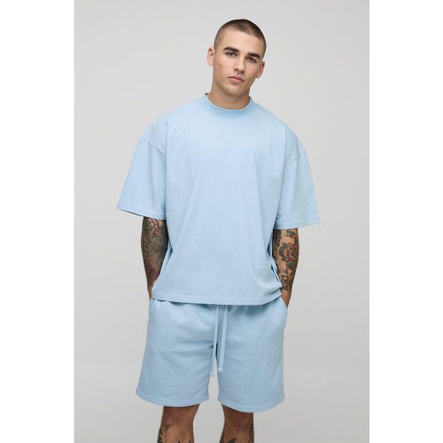 Ensemble oversize avec t-shirt et short homme - S - Boohooman - Modalova