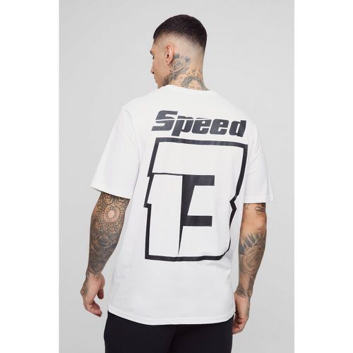 Tall - T-shirt imprimé moto - S - Boohooman - Modalova