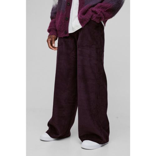 Pantalon Baggy En Velours Côtelé - 32R - boohoo - Modalova