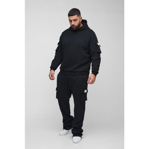 Grande taille - Survêtement à superposition avec sweat à capuche - XXXL - Boohooman - Modalova