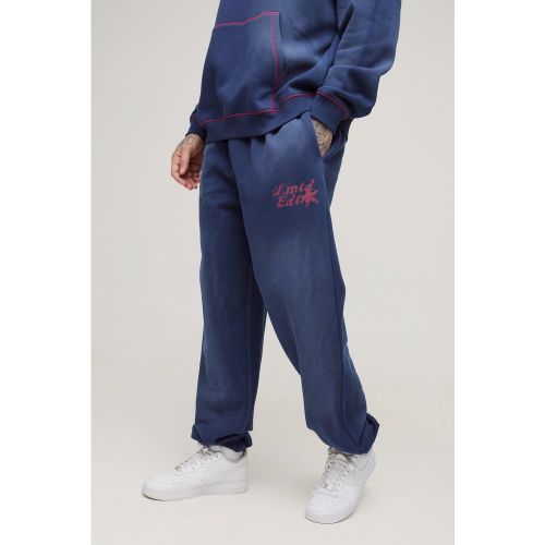 Tall - Jogging oversize délavé à coutures contrastantes - S - Boohooman - Modalova
