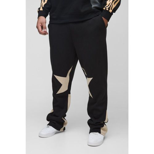 Grande taille - Jogging slim à empiècement contrastant - XXXL - Boohooman - Modalova