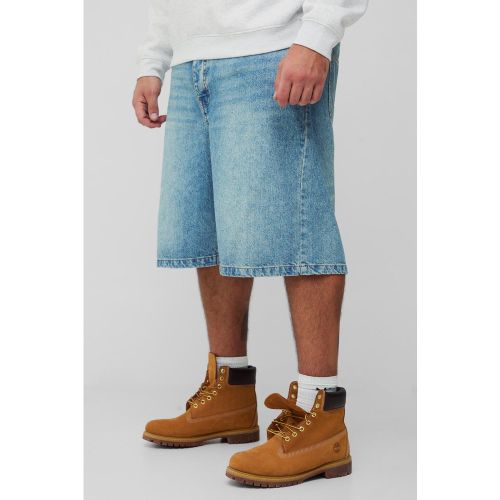 Grande taille - Bermuda large à taille plissée homme - 38 - Boohooman - Modalova