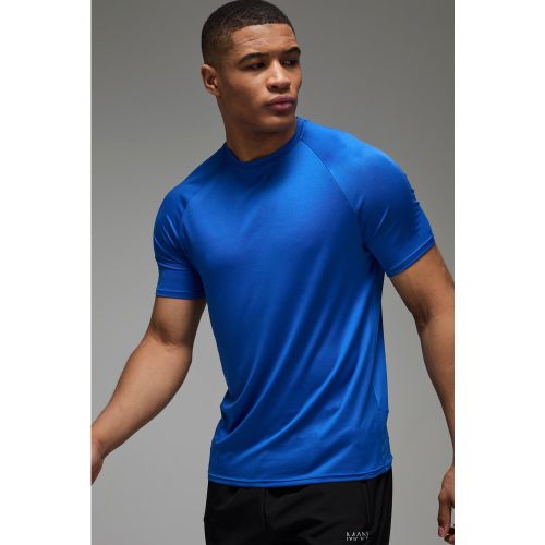 T-shirt de sport léger à manches raglan - MAN Active homme - S - Boohooman - Modalova