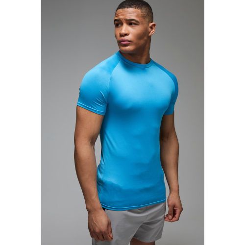 T-shirt de sport léger à manches raglan - MAN Active homme - L - Boohooman - Modalova
