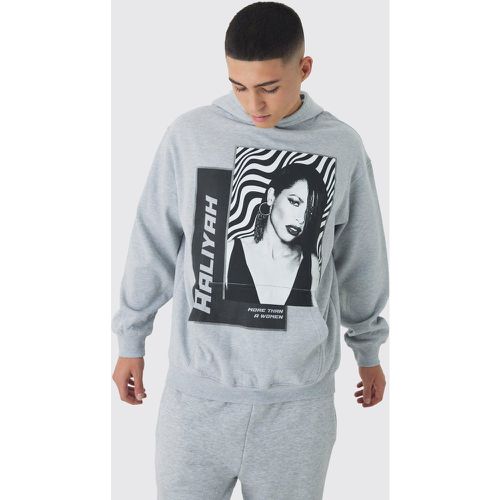 Sweat À Capuche Oversize À Imprimé Aaliyah - L - boohoo - Modalova