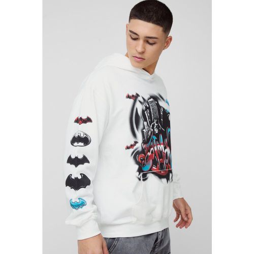 Sweat à capuche oversize à imprimé graffiti homme - M - Boohooman - Modalova