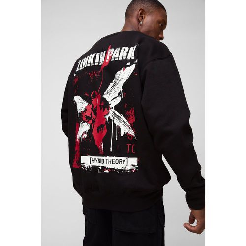 Sweat oversize imprimé à imprimé Linkin Park - L - Boohooman - Modalova