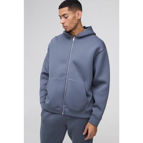 Sweat à capuche oversize zippé homme - S - Boohooman - Modalova