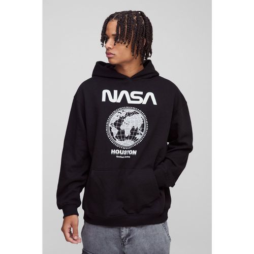 Sweat À Capuche Oversize À Imprimé Nasa - L - boohoo - Modalova